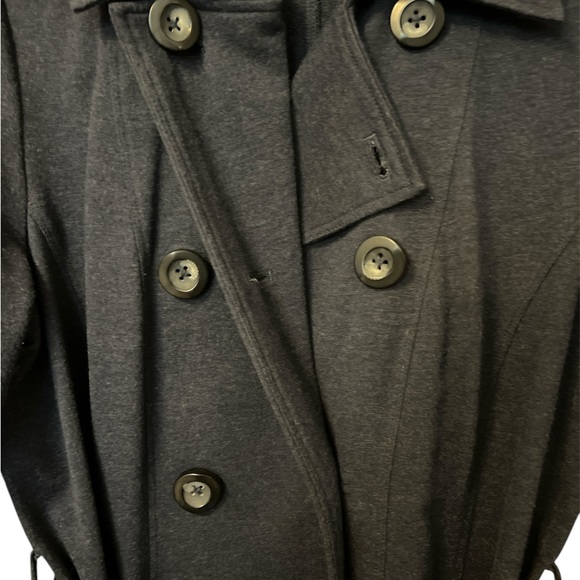 Cabi navy jacket, size Medium. Double breasted style with tie. Super soft! - Picture 2 of 4